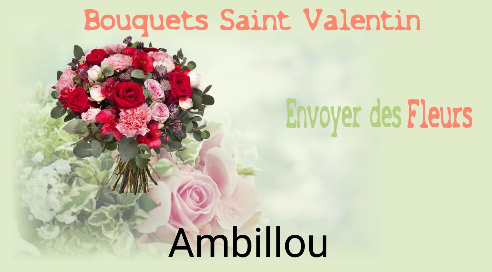 Roses de Saint-Valentin livrées à Ambillou